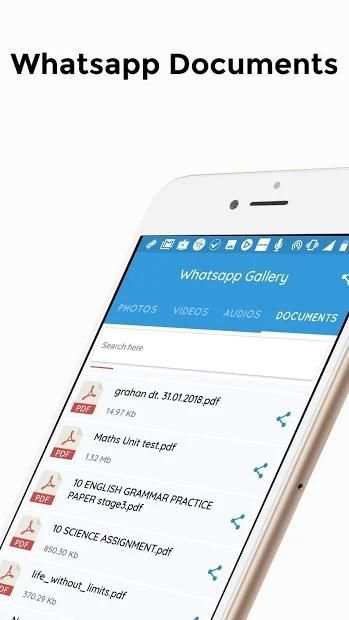 Whatsapp Gallery screenshot 1