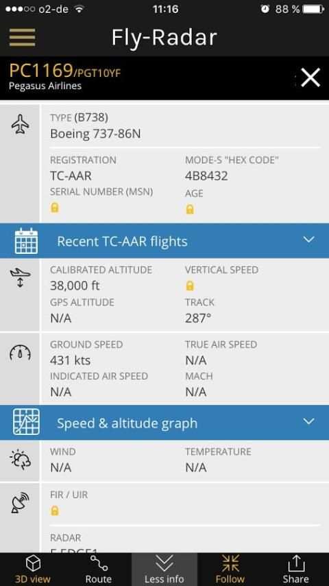 Flugverfolgung: Live Flugradar - Fly Radar screenshot 4