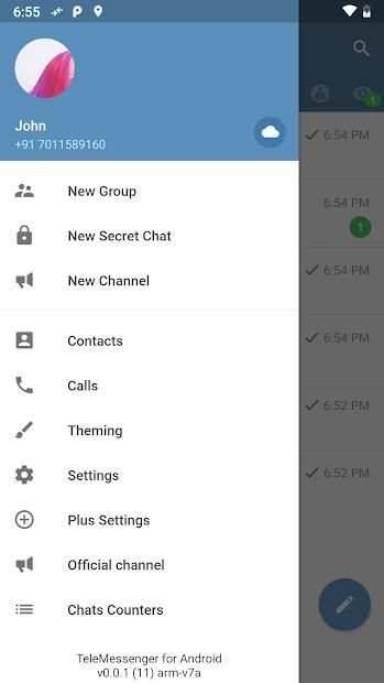 Tele Pro Messenger screenshot 1