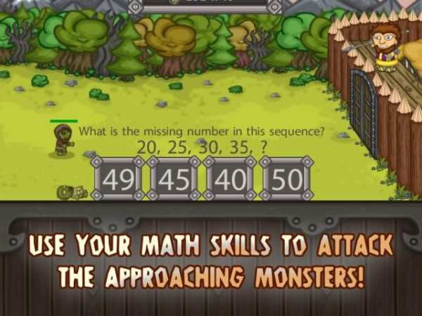 King of Math Defense скриншот 2