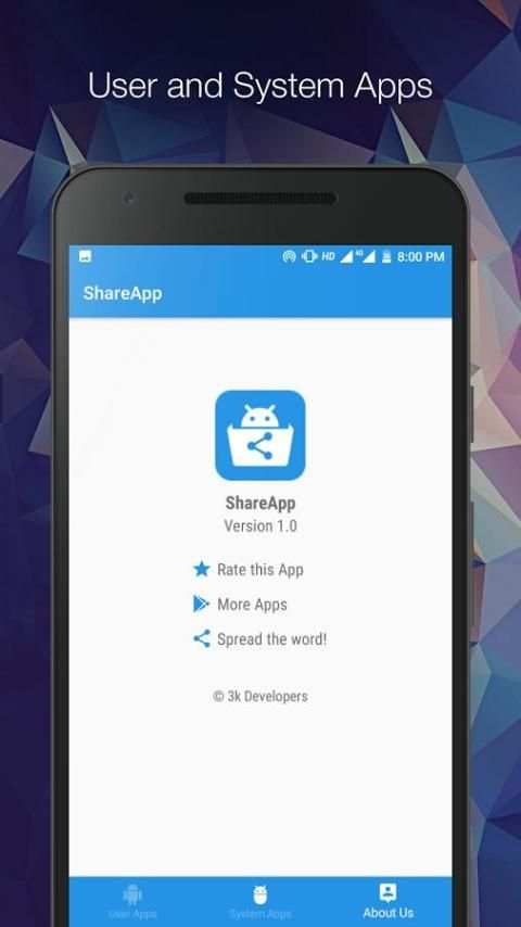 ShareApp - App Details, APK Backup and Share स्क्रीनशॉट 1