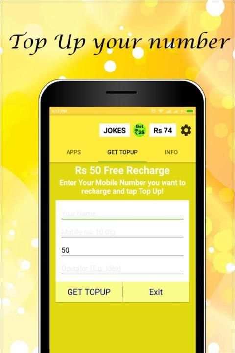 Rs 50 Free Recharge screenshot 5