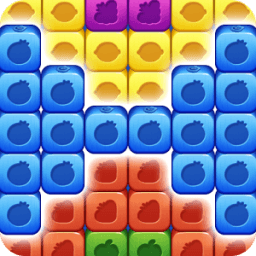 Fruit Pop Splash - Cube Blast Puzzle icon