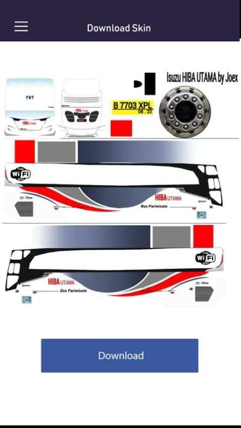 Livery Bussid Pahala Kencana screenshot 2