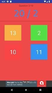 Math Mania 4 Kids स्क्रीनशॉट 1