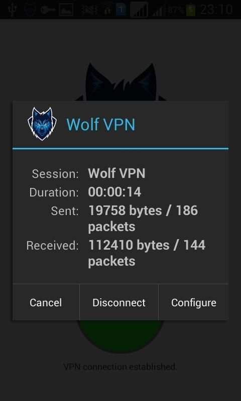 Wolf VPN – Unlimited Free VPN & Proxy screenshot 1