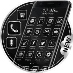 ikon Silver Launcher Theme Free