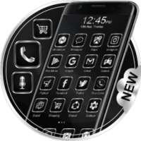 Silver Launcher Theme Free