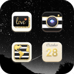 ikon Yellow Clean Point Cute Icon Pack Girl Heart