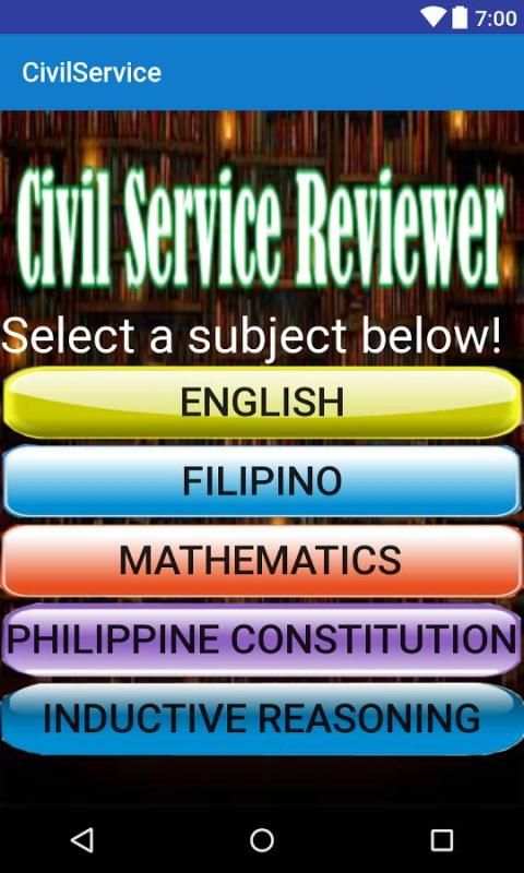 Civil Service Reviewer screenshot 1