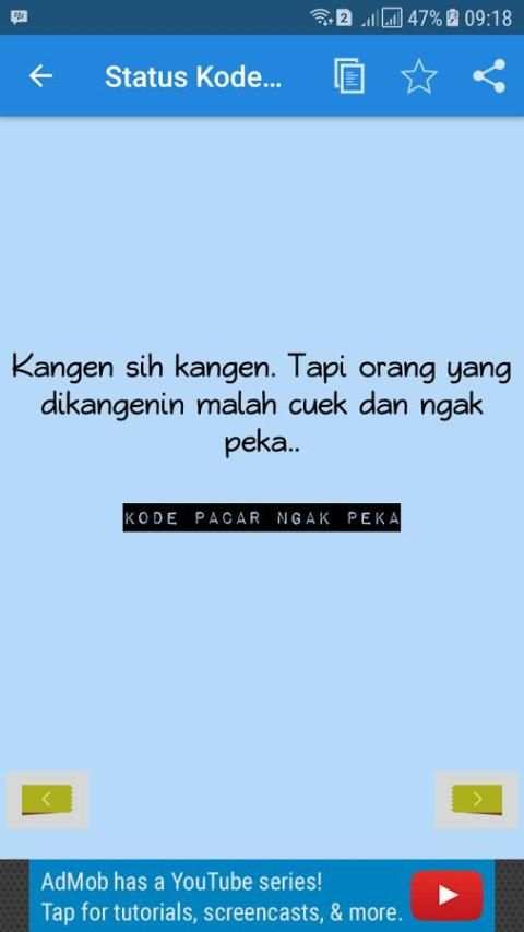 Status Kode Keras Cewek Cowok screenshot 1