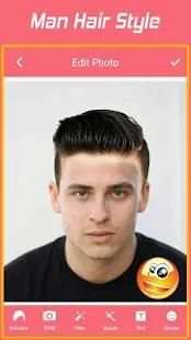 Man HairStyle Photo Editor screenshot 1