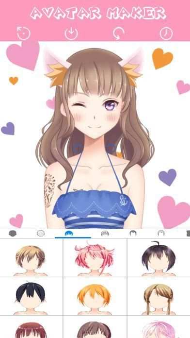 anime maker full body 2018 स्क्रीनशॉट 3