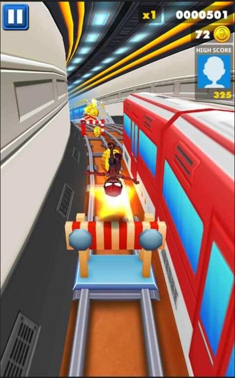 Spider Run Subway Temple Char स्क्रीनशॉट 1