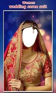 Woman Wedding Saree Photo Suit 3 تصوير الشاشة