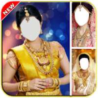 Woman Wedding Saree Photo Suit on 9Apps