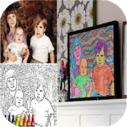 Coloring Book For Family icon