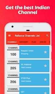 Channel list-Recharge for Reliance Digital Jio TV स्क्रीनशॉट 3