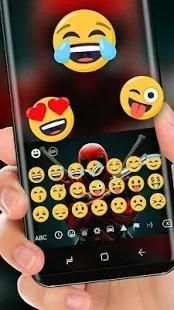 Red ninja Keyboard Theme स्क्रीनशॉट 2