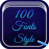100 Font Style