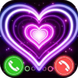 Heart Call Color Phone Screen - Color Phone Flash