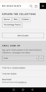 Burberry Online Shopping screenshot 3