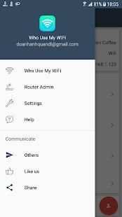Who use My Wifi - Wifi router master, Network scan screenshot 1