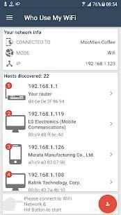 Who use My Wifi - Wifi router master, Network scan screenshot 8