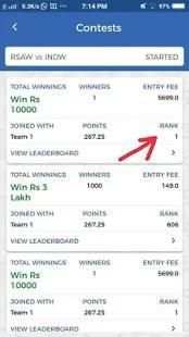 Prediction King - Fantasy Cricket & Football screenshot 4