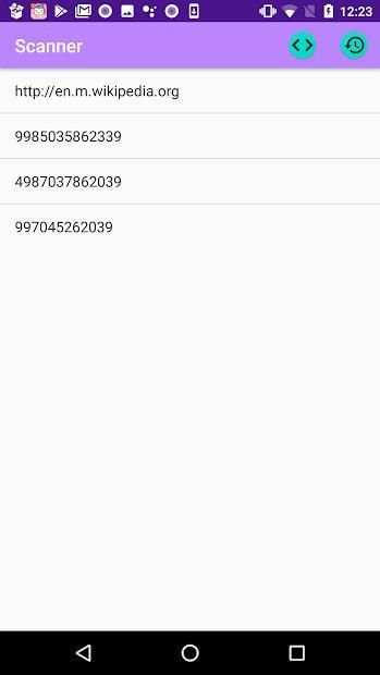 Scanner screenshot 2