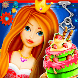 ikon Princess Doll Cake Factory :Cooking Game For Girls