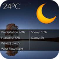 Transparent Weather Widget on 9Apps