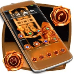 रिच गोल्डन रोज़्स लांचर आइकन