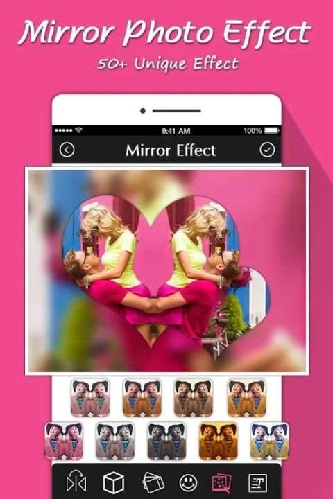 Mirror Photo Effect : Mirror Reflection Photo Edit screenshot 2