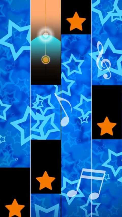 Orange Star Piano Tiles screenshot 1