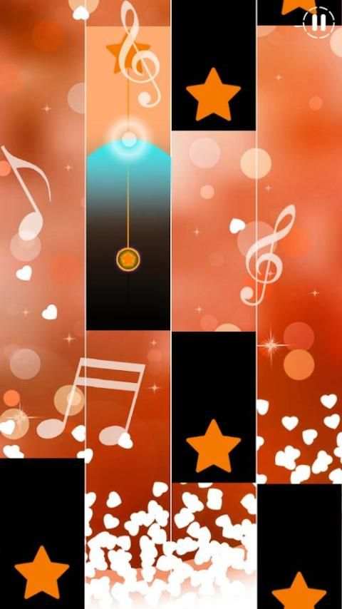 Orange Star Piano Tiles screenshot 3