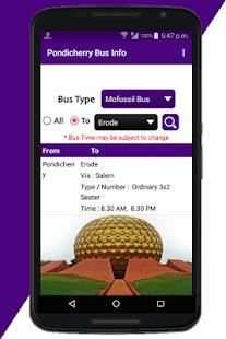 Pondicherry Bus Info screenshot 4