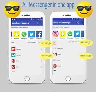 Messenger for All Social Networks 2018 screenshot 3