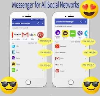 Messenger for All Social Networks 2018 screenshot 2