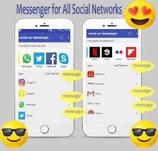 Messenger for All Social Networks 2018 screenshot 1