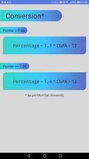 CGPA2Percent (MU) स्क्रीनशॉट 2
