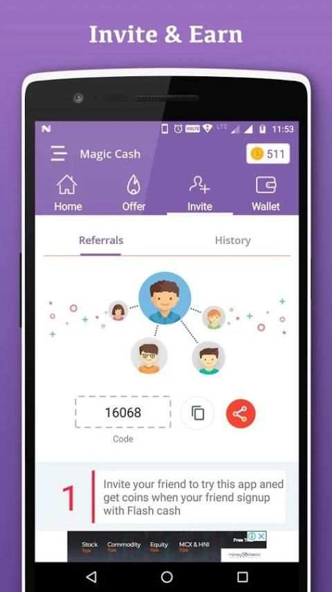 Magic cash - Earn money and Reward screenshot 3