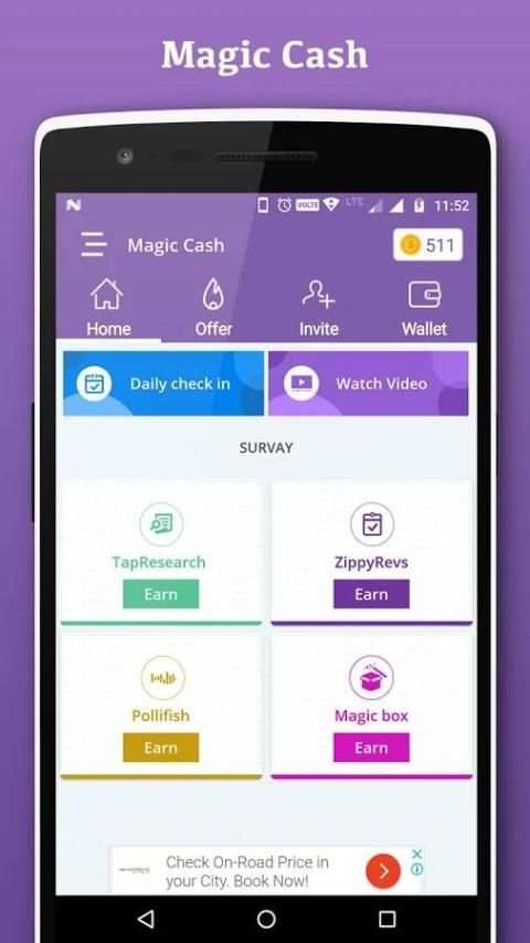 Magic cash - Earn money and Reward screenshot 5