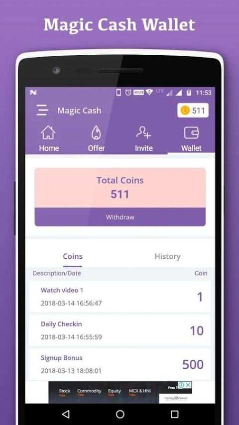 Magic cash - Earn money and Reward screenshot 2