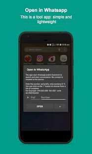 Open in Whatsapp: Open with WhatsApp screenshot 4