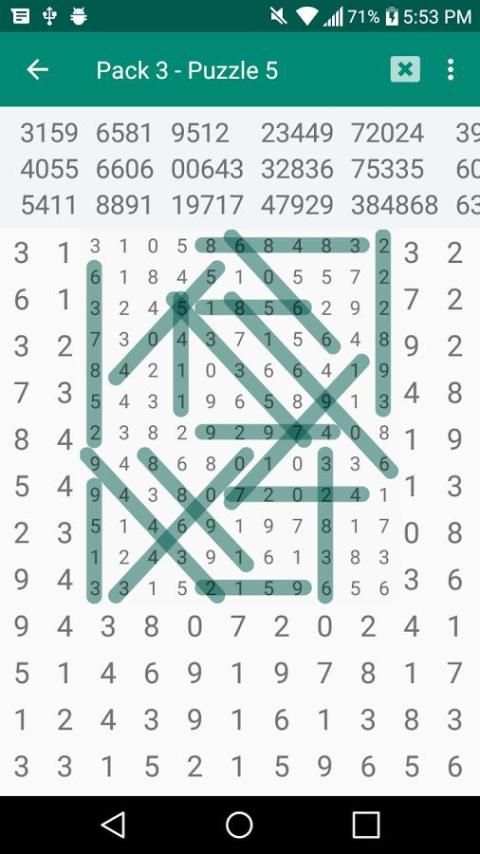Number Search Puzzles स्क्रीनशॉट 3