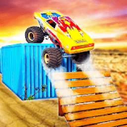 Drive Monster Trucks Ahead - Trucker Path Stunts