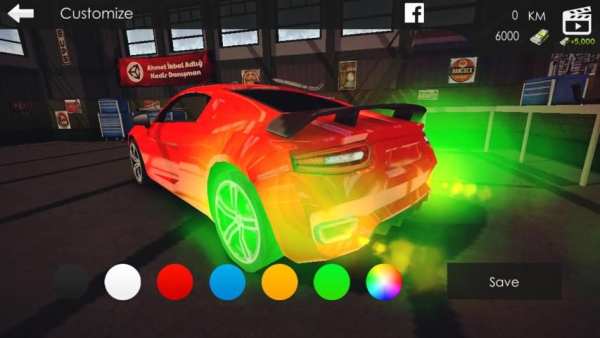 Audi R8 Driving & Drift Simulator स्क्रीनशॉट 10