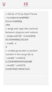 fxCalc - Keyboard-driven scientific calculator स्क्रीनशॉट 3