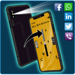 ikon Dyna Call Flash Light (Call, SMS &amp; Notification)